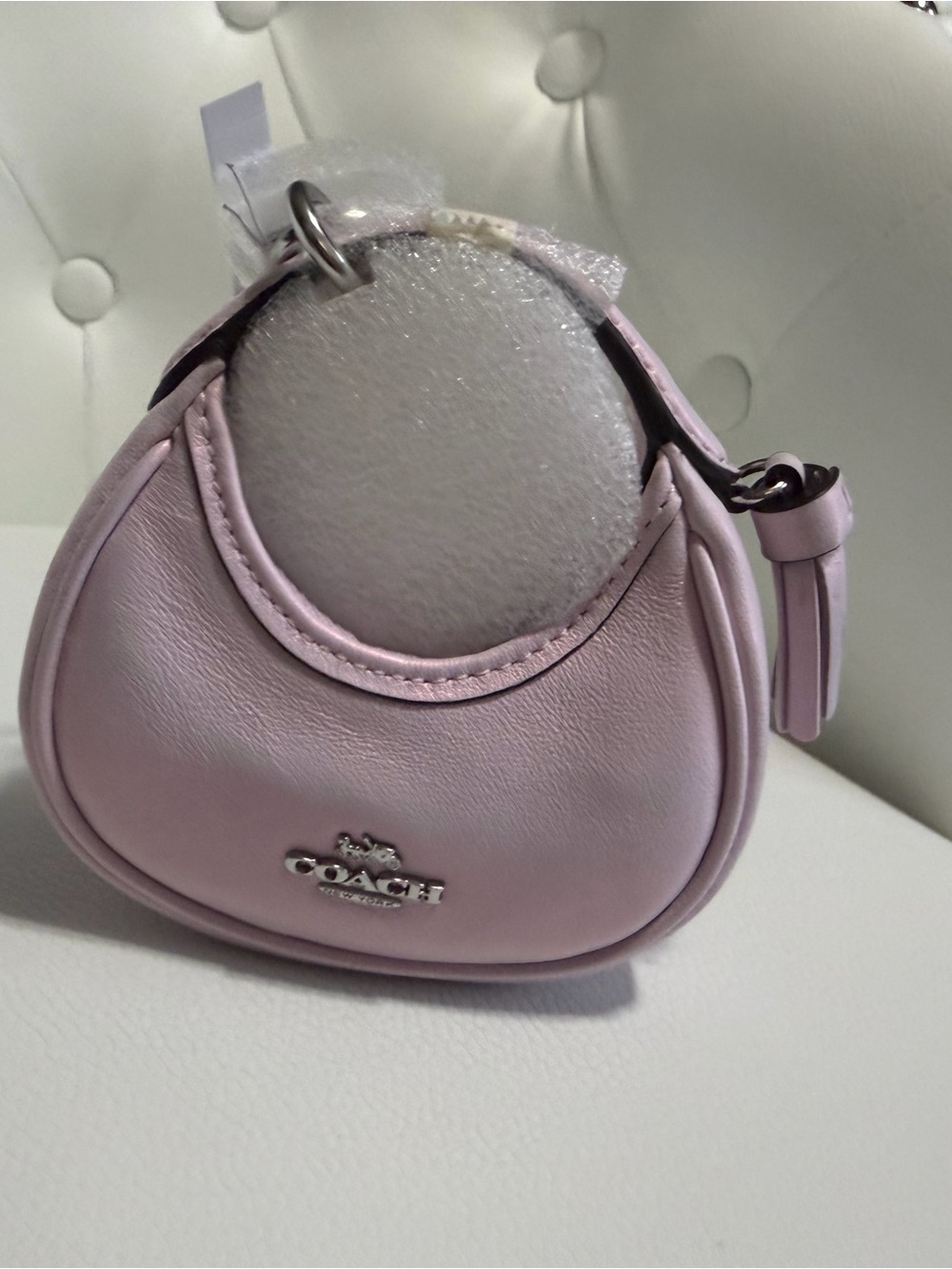 Coach Pastel Lilac Mini Crescent Bag